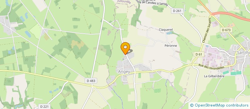 localisation de l'entreprise MONSIEUR PASCAL LEMARCHAND  SARTILLY-BAIE-BOCAGE