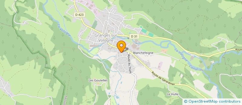 localisation de l'entreprise MONSIEUR PASCAL LEMARQUIS  GRANGES-AUMONTZEY