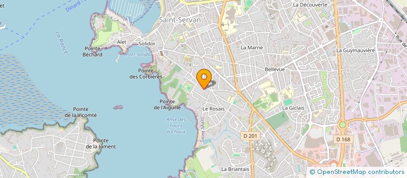 localisation de l'entreprise MONSIEUR PASCAL LEMETAYER  SAINT-MALO