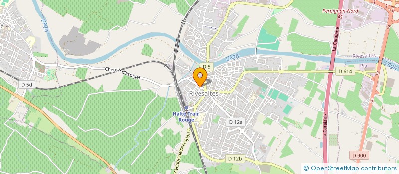 localisation de l'entreprise MONSIEUR PASCAL LEMIRE  RIVESALTES