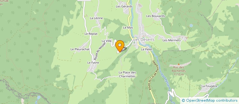 localisation de l'entreprise MONSIEUR PASCAL LEMOINE  LES DESERTS