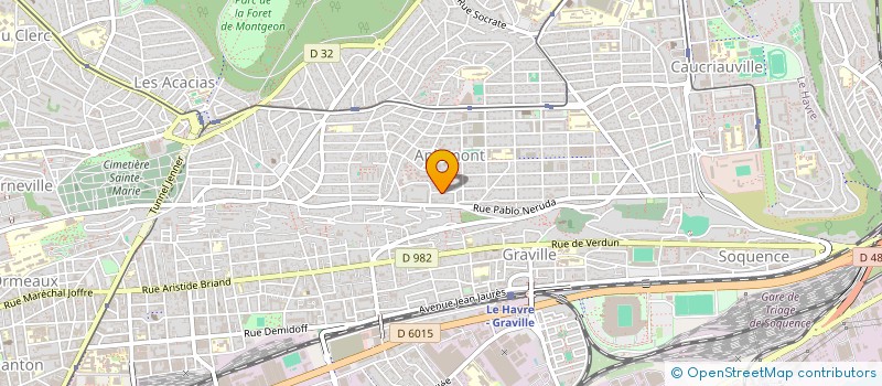 localisation de l'entreprise MONSIEUR PASCAL LEMOINE à LE HAVRE