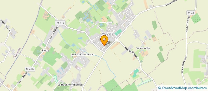 localisation de l'entreprise MONSIEUR PASCAL LENFANT à AUBERS