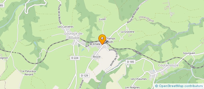 localisation de l'entreprise MONSIEUR PASCAL LENOIR  LOUROUX-DE-BOUBLE