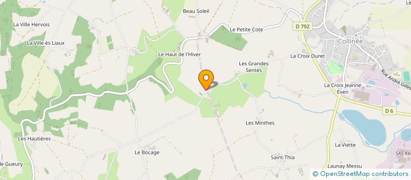 localisation de l'entreprise MONSIEUR PASCAL LENORMAND à LE MENE