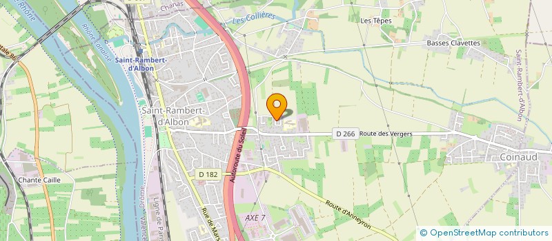 localisation de l'entreprise MONSIEUR PASCAL LENTILLON  SAINT-RAMBERT-D'ALBON