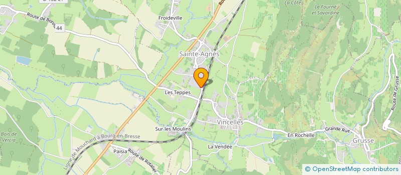 localisation de l'entreprise MONSIEUR PASCAL LENZI  TRENAL