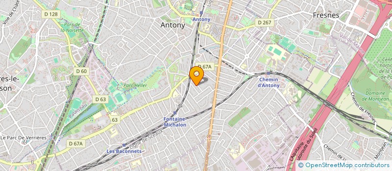 localisation de l'entreprise MONSIEUR PASCAL LEONARD à ANTONY