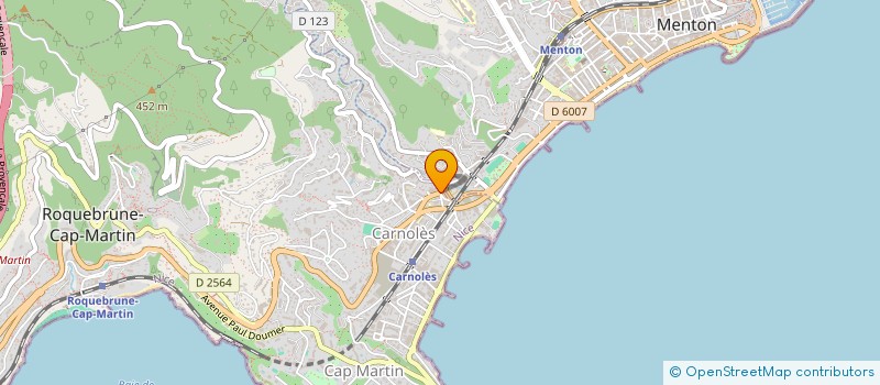 localisation de l'entreprise MONSIEUR PASCAL LEONI à ROQUEBRUNE CAP MARTIN