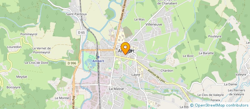 localisation de l'entreprise MONSIEUR PASCAL LEOTY  AMBERT