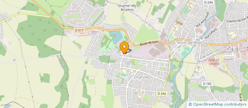 localisation de l'entreprise MONSIEUR PASCAL LEPETIT  PONT-DE-CHERUY