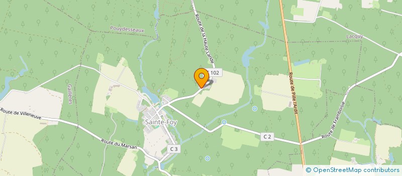 localisation de l'entreprise MONSIEUR PASCAL LEPORCQ  SAINTE-FOY