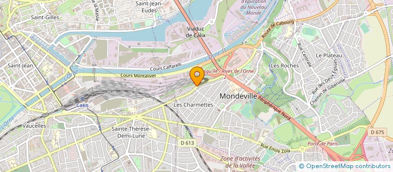 localisation de l'entreprise MONSIEUR PASCAL LEPRINCE à MONDEVILLE