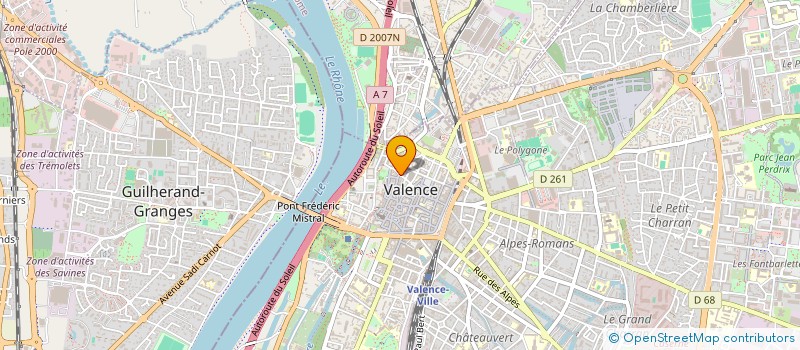 localisation de l'entreprise MONSIEUR PASCAL LERASLE à VALENCE