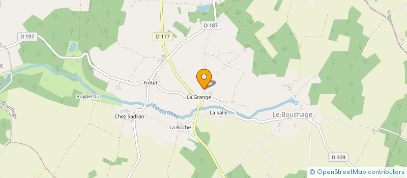 localisation de l'entreprise MONSIEUR PASCAL LERAULT à LE BOUCHAGE