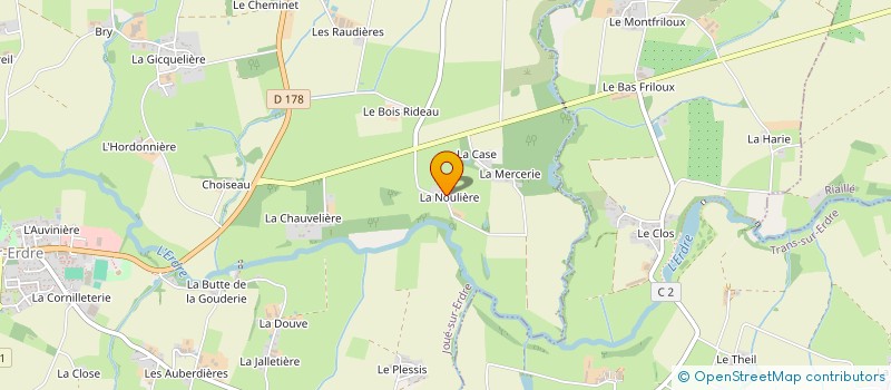 localisation de l'entreprise MONSIEUR PASCAL LERAY  JOUE-SUR-ERDRE