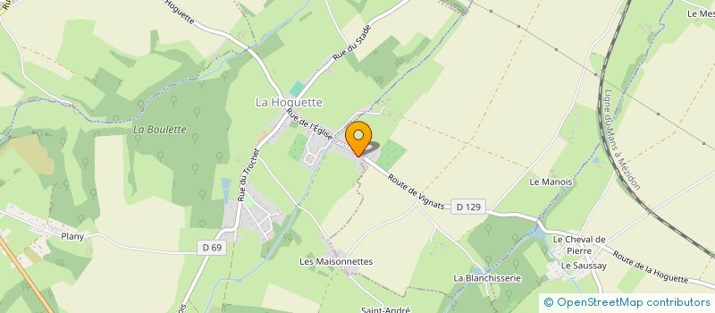 localisation de l'entreprise MONSIEUR PASCAL LEROUX  LA HOGUETTE