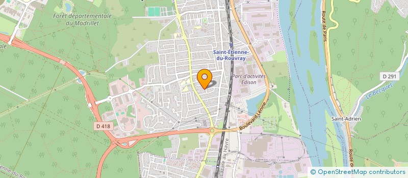 localisation de l'entreprise MONSIEUR PASCAL LEROUX  SAINT-ETIENNE-DU-ROUVRAY