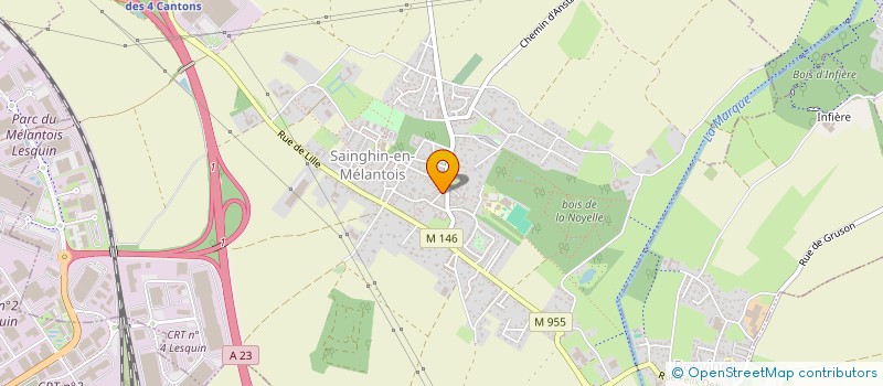 localisation de l'entreprise MONSIEUR PASCAL LEROY  SAINGHIN-EN-MELANTOIS