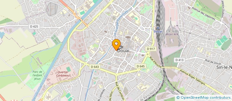 localisation de l'entreprise MONSIEUR PASCAL LEROY  DOUAI