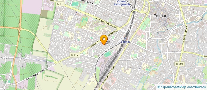 localisation de l'entreprise MONSIEUR PASCAL LEROY  COLMAR