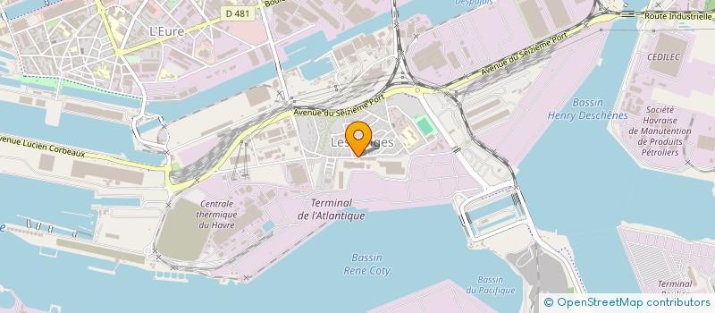 localisation de l'entreprise MONSIEUR PASCAL LESAUVAGE à LE HAVRE