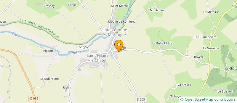localisation de l'entreprise MONSIEUR PASCAL LESIEUR à SAINT-HILAIRE-LE-CHATEL