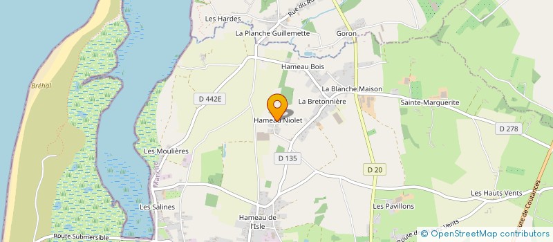 localisation de l'entreprise MONSIEUR PASCAL LESOUQUET à BRICQUEVILLE-SUR-MER