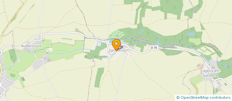 localisation de l'entreprise MONSIEUR PASCAL LETESSE  IGNAUCOURT