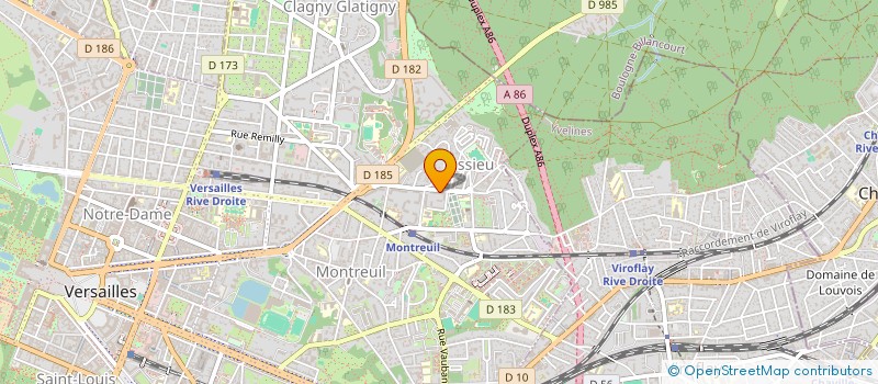 localisation de l'entreprise MONSIEUR PASCAL LEVEAU à VERSAILLES