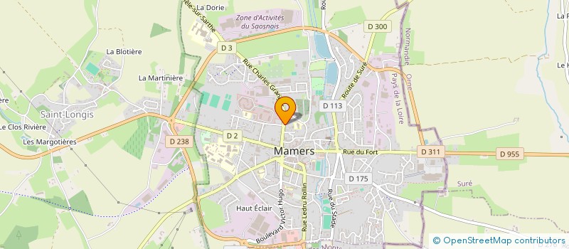 localisation de l'entreprise MONSIEUR PASCAL LEVERD à MAMERS