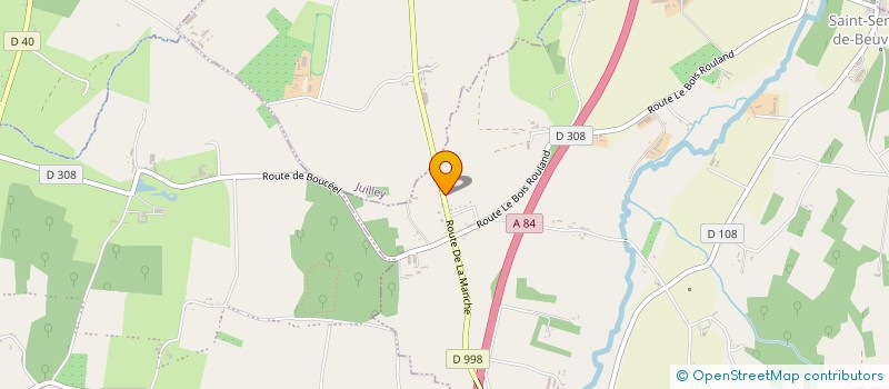 localisation de l'entreprise MONSIEUR PASCAL LEVERRIER  SAINT-SENIER-DE-BEUVRON