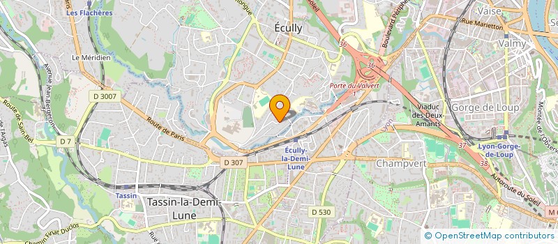 localisation de l'entreprise MONSIEUR PASCAL LEVIEUX  ECULLY