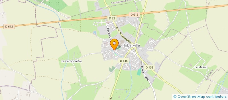 localisation de l'entreprise MONSIEUR PASCAL LEVILLAIN  THIBERVILLE