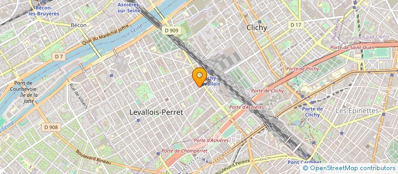 localisation de l'entreprise MONSIEUR PASCAL LEVY à LEVALLOIS-PERRET