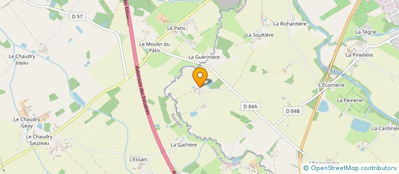 localisation de l'entreprise MONSIEUR PASCAL LHOMMET  MONTAIGU-VENDEE