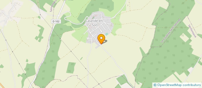 localisation de l'entreprise MONSIEUR PASCAL LHOMOY  LALANDE-EN-SON