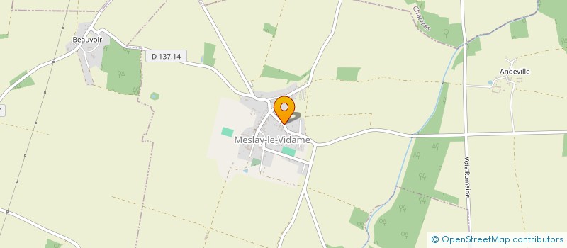 localisation de l'entreprise MONSIEUR PASCAL LHUILLERY à MESLAY-LE-VIDAME