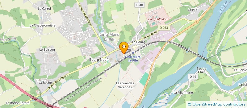 localisation de l'entreprise MONSIEUR PASCAL LIGEARD  CINQ-MARS-LA-PILE