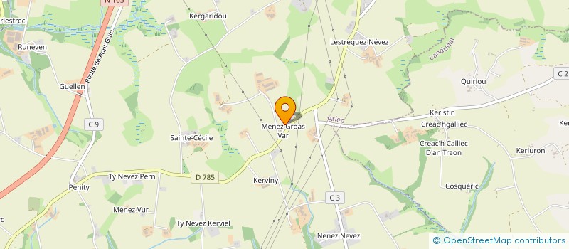 localisation de l'entreprise MONSIEUR PASCAL LIJOUR  BRIEC