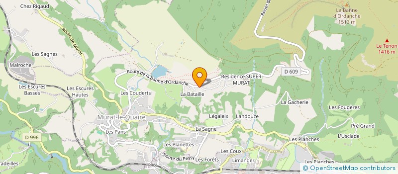 localisation de l'entreprise MONSIEUR PASCAL LIOT  MURAT-LE-QUAIRE