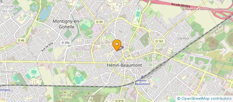 localisation de l'entreprise MONSIEUR PASCAL LOBRY à HENIN-BEAUMONT