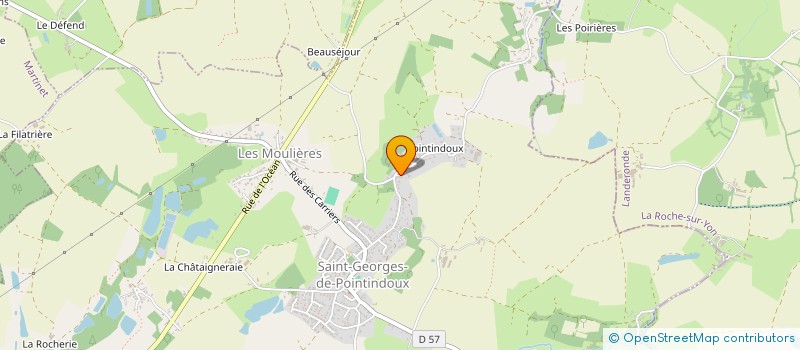 localisation de l'entreprise MONSIEUR PASCAL LOGEAIS  SAINT-GEORGES-DE-POINTINDOUX