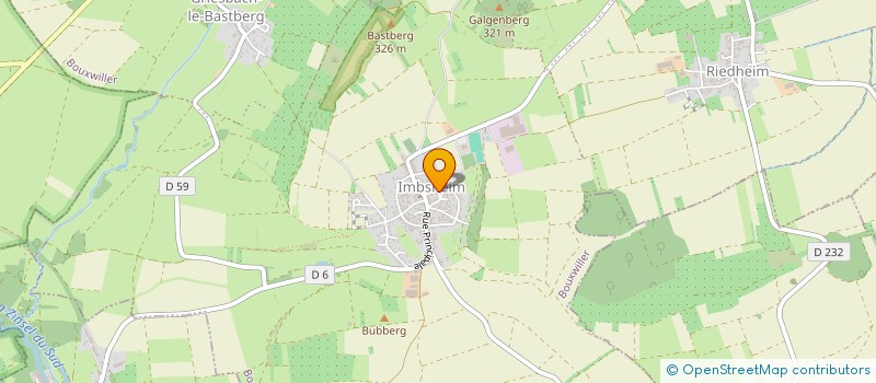 localisation de l'entreprise MONSIEUR PASCAL LOGEL-WEBER  BOUXWILLER