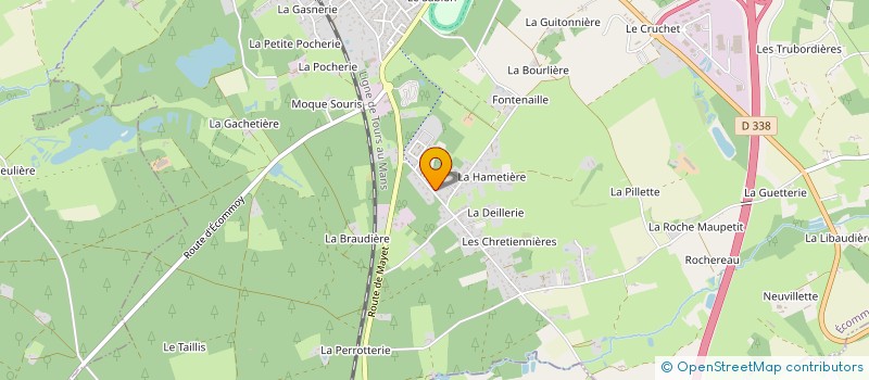localisation de l'entreprise MONSIEUR PASCAL LOISEAU à ECOMMOY