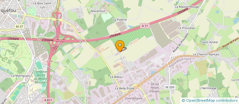 localisation de l'entreprise MONSIEUR PASCAL LOISIL  CARQUEFOU