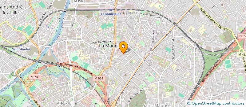 localisation de l'entreprise MONSIEUR PASCAL LOISON à LA MADELEINE