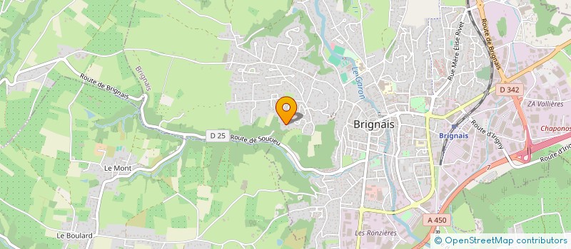 localisation de l'entreprise MONSIEUR PASCAL LOMBARD à BRIGNAIS