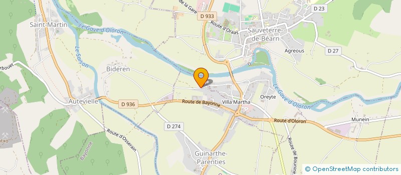 localisation de l'entreprise MONSIEUR PASCAL LOMBARD  GUINARTHE-PARENTIES