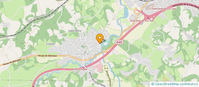 localisation de l'entreprise MONSIEUR PASCAL LOPERENA à URRUGNE